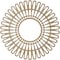 Ekena Millwork Cornelius Wood Fretwork Pierced Ceiling Medallion, Birch, 20"OD x 7 1/2"ID x 1/4"T CMWP20X0250CRBI - alternate 5